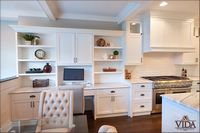 workspace flow, kitchen and dining, custom cabinetry, built in shelving, built in storage
