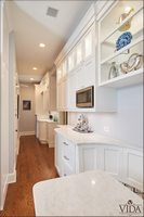 customized, unique space, extended kitchen, hallway cabinets, storage solutions
