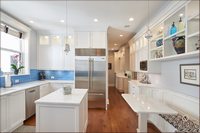 Transitional built in cabinets, custom finishes, bench, custom bench to match cabinets, white cabinets, modern kitchen inspiration, transitional kitchen ideas.