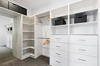 White closets; beautiful closets; custom closets; ideal closets; dream closets
